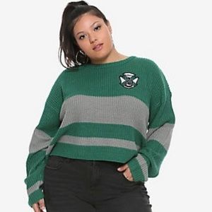 SLYTHERIN GIRLS QUIDDITCH SWEATER PLUS SIZE